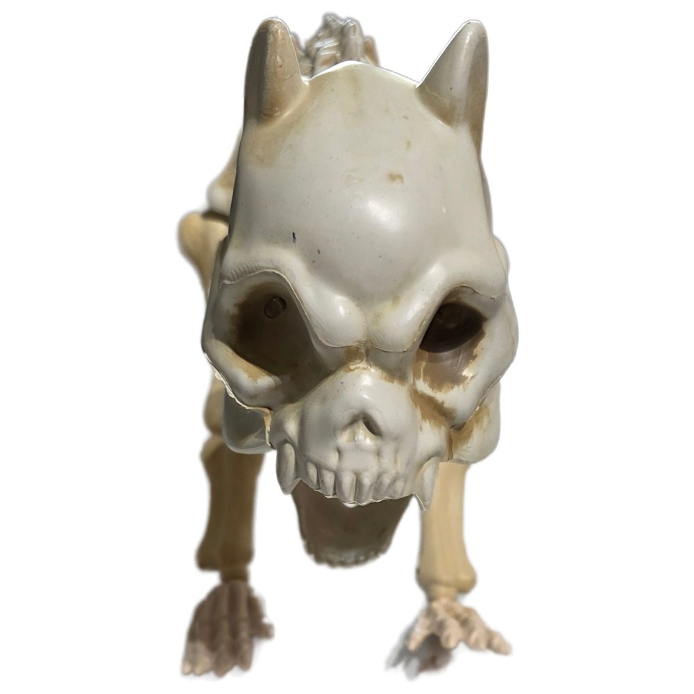 Halloween Skeleton Cat Prop Decoration Animated Spooky Creepy Pet